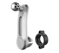 YIGZYCN Adaptador de conector de brazo de extensión redondo de 17 mm para soporte de teléfono de coche, abrazadera de teléfono celular, soporte de ventilación de teléfono, barra de extensión