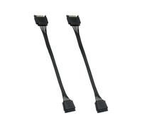 YIGZYCN Adaptador de corriente de 15 pines, 1 divisor macho a 1 hembra para múltiples expansiones y computadoras de escritorio