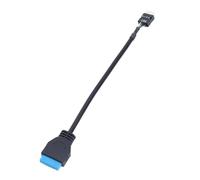 YIGZYCN Adaptador de placa base USB 3.0 a USB 2.0, conectores de 19 pines a 9 pines, panel frontal, convertidor USB 3.0 2.0, cable de montaje de computadora