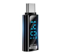 YIGZYCN Adaptador extensor USB con pantalla LED de 140 W, carga rápida, 40 Gbps, soporte de transferencia de datos para smartphones, tabletas, portátiles