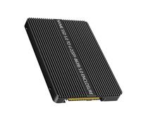 YIGZYCN Adaptador U.2 SFF8639 intercambiable en caliente para unidad NVMe que habilita velocidades PCIe 5.0 de hasta 32 GB / s de almacenamiento para juegos