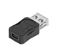 YIGZYCN Adaptador USB a USB hembra macho a USB convertidor conector 480Mbps adaptador de carga DualWay