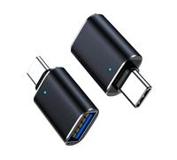 YIGZYCN Adaptador USB C a adaptador para mejorar la compatibilidad con dispositivos electrónicos tipo carga rápida e intercambio de datos de 5 Gbps al adaptador