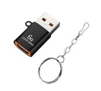 YIGZYCN Adaptador USB C hembra a USB A macho de alta velocidad de 120 W para dispositivos electrónicos, transferencia de datos, conectores USB A a C