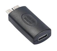 YIGZYCN Adaptador USB tipo C hembra a B macho para discos duros y teléfonos, soporta fuente de alimentación de carga de transferencia de datos de 5 Gbps