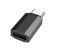 YIGZYCN Adaptadores USB C en ángulo recto de 90 grados, 100 W, 10 Gbps, video 4K, USB C macho a tipo C hembra, extensores de extensión para portátiles