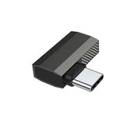 YIGZYCN Adaptadores USB C en ángulo recto de 90 grados, 100 W, 10 Gbps, video 4K, USB C macho a tipo C hembra, extensores de extensión para portátiles