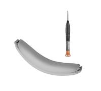 YIGZYCN Almohadilla de cuero de proteína mejorada para auriculares con destornillador para auriculares QC35/35II, instalación rápida, almohadillas de piel de proteína