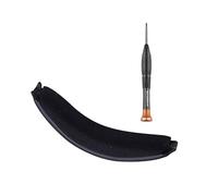 YIGZYCN Almohadilla de cuero de proteína mejorada para auriculares con destornillador para auriculares QC35/35II, instalación rápida, almohadillas de piel de proteína