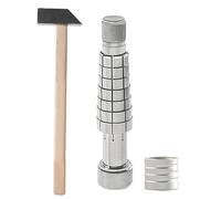 YIGZYCN Anillos amplificadores de anillos estiradores de dedo anillos de boda tamaño elástico y ampliación de anillos herramienta de ajuste de tamaño de banda y martillo