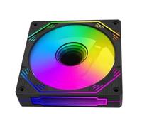 YIGZYCN ARGB Infinitys Mirroring - Ventilador de carcasa de computadora de 120 mm de alto rendimiento, velocidad ajustable, 600-1500 RPM ARGB