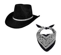 YIGZYCN Bandana y sombrero de novia Panamá de cristal para despedida de soltera, cóctel, fiestas, accesorios de vacaciones