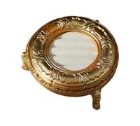 YIGZYCN Bandeja de joyería dorada moderna de resina, soporte para aretes, marco de fotos, organizador de almacenamiento para uso doméstico, versátil bandeja de exhibición de joyas para venta al por