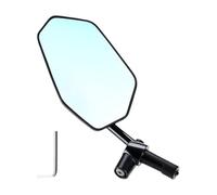 YIGZYCN Bicicletas - Manillar giratorio de 360 grados, reflector, de cristal, ajustable, para bicicleta, vista trasera, lado derecho, bicicleta