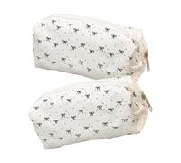 YIGZYCN Black Bows - Estuche organizador de suministros escolares de gran capacidad, bolsa de tela de poliéster para almacenamiento de artículos de papelería, resistente a la deformación