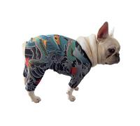 YIGZYCN Body con patrón para perro, tela transpirable, para perros pequeños estándar y grandes, diseño de camiseta para todo el año