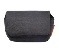 YIGZYCN Bolsa para cámara de algodón y lino, resistente al agua y duradera, con forro de felpa para funda de cámara G9X G7X, Black