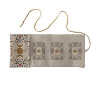 YIGZYCN Bolsas de tarots de alta calidad, transpirables, de polilino, artísticas, fáciles de lavar a mano, organizadores compactos para tarjetas de oráculos, reutilizables, organizadores de juegos