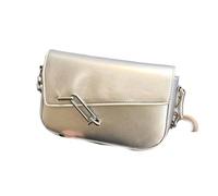 YIGZYCN Bolso cruzado con correa modificable, impermeable, de poliuretano, con diseño moderno y delgado para llevar una bolsa de hombro simple para mujer, Silver