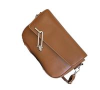 YIGZYCN Bolso cruzado con correa modificable, impermeable, de poliuretano, con diseño moderno y delgado para llevar una bolsa de hombro simple para mujer, Brown