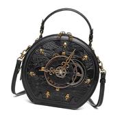 YIGZYCN Bolso de mano de cuero para mujer, bolso de mano cruzado de moda con correa extraíble para ir de compras o viajes, Fbg413bk