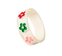 YIGZYCN Bonita resina de aceite floral para mujer, diseño delicado y resistente, adecuado para eventos casuales y formales, delicados caramelos de brazo de flores, flowers, como se describe