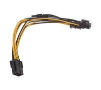 YIGZYCN Cable adaptador de 8 pines a 6 + 2 pines, cable adaptador de 8 pines GPU hembra a 8 pines (6 pines + 2 pines) macho, cable de alimentación para tarjeta gráfica