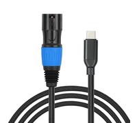 YIGZYCN Cable adaptador de auriculares XLR macho a tipo C de 3 pines USB tipo C a XLR de 3 pines para cámara USB