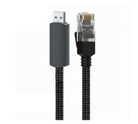 YIGZYCN Cable adaptador de red USB 3.0 de aleación de aluminio de 5 Gbps, conectores de velocidad de transferencia, convertidores Ethernet para laptop, PC, transmisión de datos, convertidor Ethernet
