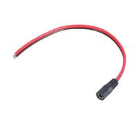 YIGZYCN Cable conector hembra CC de 5,5 x 2,1 mm, 14 AWG, para adaptador de carga de coche, luz LED, routers, cable de fuente de alimentación, 180 W, 16 A