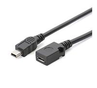 YIGZYCN Cable convertidor USB a USB para disco/ventilador/lector de tarjetas, cable MP4, color negro, convertidor para MP4