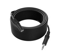 YIGZYCN Cable de extensión profesional macho a hembra de 3,5 mm para dispositivos multimedia, amplia compatibilidad, adaptador estéreo de 19.7 pulgadas/39.4 pulgadas