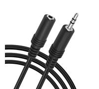 YIGZYCN Cable de extensión profesional macho a hembra de 3,5 mm para dispositivos multimedia, amplia compatibilidad, adaptador estéreo de 19.7 pulgadas/39.4 pulgadas