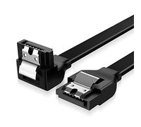 YIGZYCN Cable duro de alta velocidad negro/azul, línea de disco duro Sata3.0 de 90 grados, recto, 40/50 cm