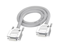 YIGZYCN Cable industrial recto DB15 RS232 DB15 RS232 Cable de extensión macho a hembra, accesorios de comunicación, cortador de luz, cable de indicación