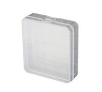 YIGZYCN Caja de almacenamiento de batería para 1 unidad/4 piezas/8 piezas 18650 soporte de baterías y caja de almacenamiento de durabilidad, caja de fácil acceso