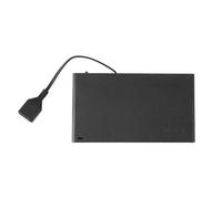 YIGZYCN Caja de batería AA con cable USB, caja de batería USB de 2/3/4/6/8 ranuras, caja de batería AA con interruptores