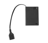 YIGZYCN Caja de batería AA con cable USB, caja de batería USB de 2/3/4/6/8 ranuras, caja de batería AA con interruptores
