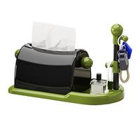 YIGZYCN Caja de pañuelos de poliestireno con bandeja de almacenamiento para encimera de cocina, organización de escritorio, bandeja de almacenamiento fina y permanente para cocina