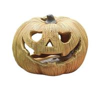 YIGZYCN Calabazas de Halloween, decoración de peceras de PVC, duradero, escondites para peces de mascotas, alivio del estrés, festivales, peces, refugios