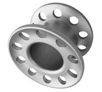 YIGZYCN Carrete de buceo en miniatura multiusos compacto profesional con 10 agujeros, carrete de aleación de aluminio para operaciones submarinas avanzadas, carrete de gestión de línea de buceo