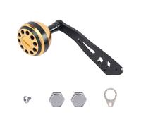 YIGZYCN Carrete de pesca individual, carretes de baitcasting, mango de potencia, empuñaduras giratorias, agarre de brazo basculante de aluminio, pesca individual para agua dulce y salada