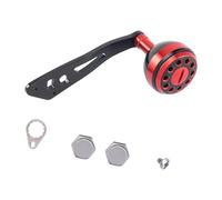 YIGZYCN Carrete de pesca individual, carretes de baitcasting, mango de potencia, empuñaduras giratorias, agarre de brazo basculante de aluminio, pesca individual para agua dulce y salada