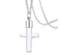 YIGZYCN Colgante de botella de vidrio con sello fuerte, llamativo collar con colgante de botella de vidrio, hermoso dije de cadena para el cuello para mujer