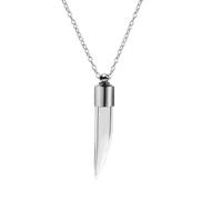 YIGZYCN Colgante de botella de vidrio con sello fuerte, llamativo collar con colgante de botella de vidrio, hermoso dije de cadena para el cuello para mujer