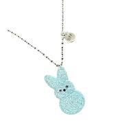 YIGZYCN Collar con colgante de conejo colorido, perfecto para regalo de amistad, cadena de cuello para amigos y niños, collar de amistad acrílico, One Size, como se describe, como se describe