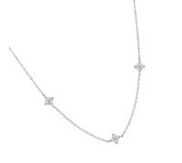 YIGZYCN Collar con dije y estrella de noche, cadena ajustable para el cuello, cadena de clavícula, circonita cúbica, joyería para mujer, talla única, como se describe, como se describe