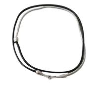 YIGZYCN Collar de cadena de serpiente de mezcla de cuero de metal para uso diario y ocasiones especiales, cadena mixta de cuero de aleación, One Size, como se describe, como se describe