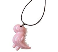 YIGZYCN Collar de resina con dije de dinosaurio, cadena de clavícula, vintage, larga, accesorio para mujeres y hombres