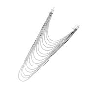 YIGZYCN Collar moderno de múltiples hebras, longitud ajustable, cadena de cuello étnica y estilo, cadena de clavícula para uso diario